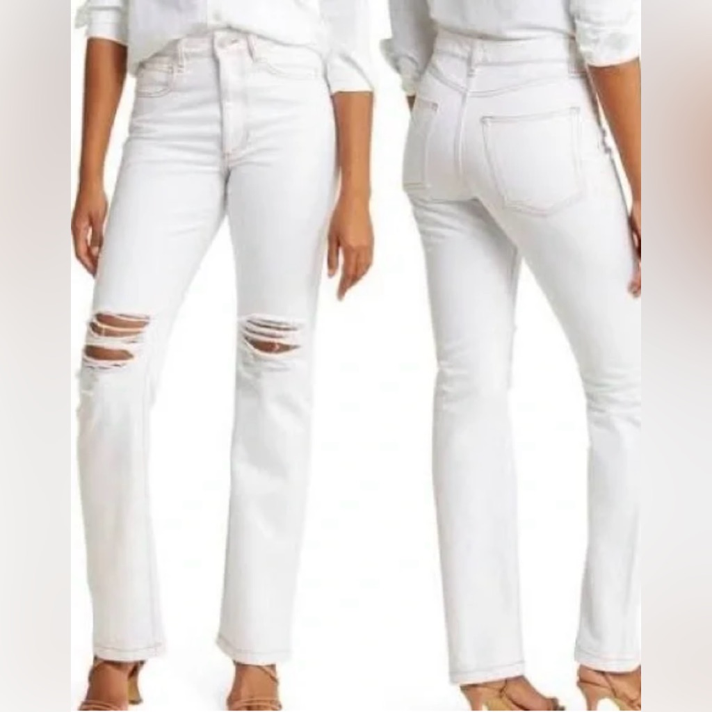Nwt Weworewhat Icon Jean, White, Size 26